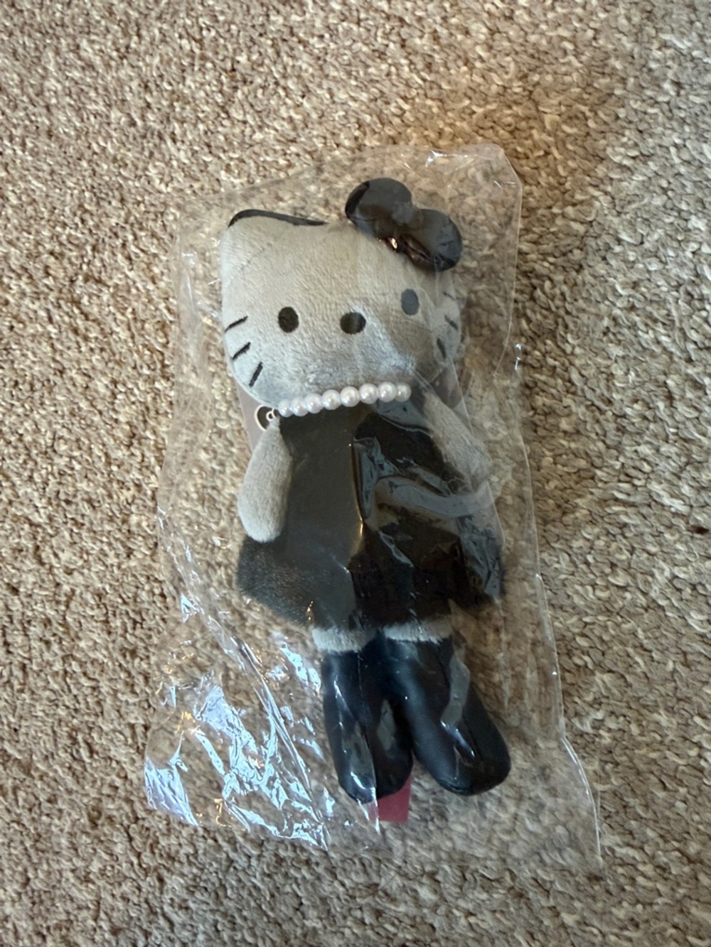 Sanrio NIC black hello kitty key chain / bag charm, new with tag